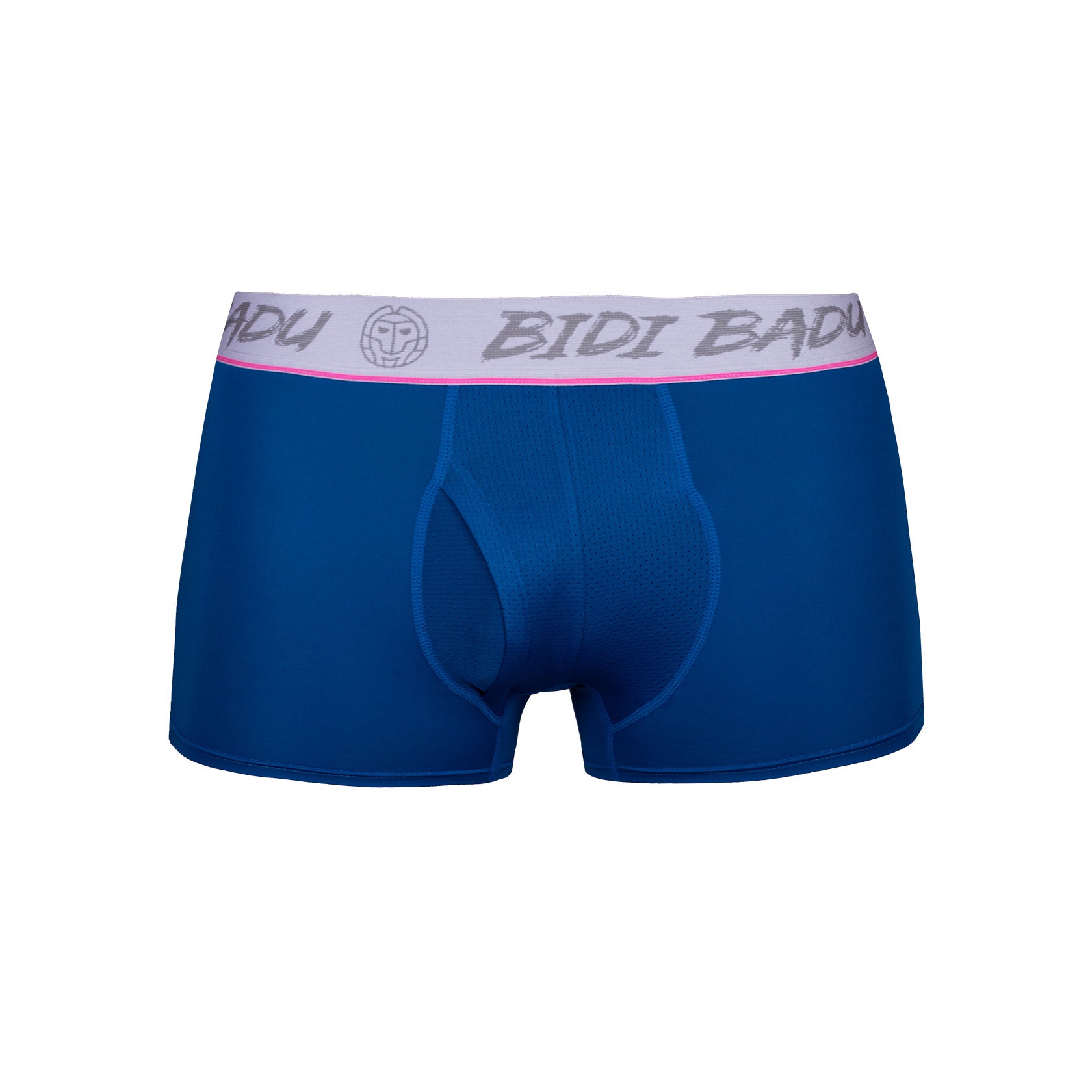 BIDI BADU Max Basic Boxer Short Herren - dunkelblau, weiß