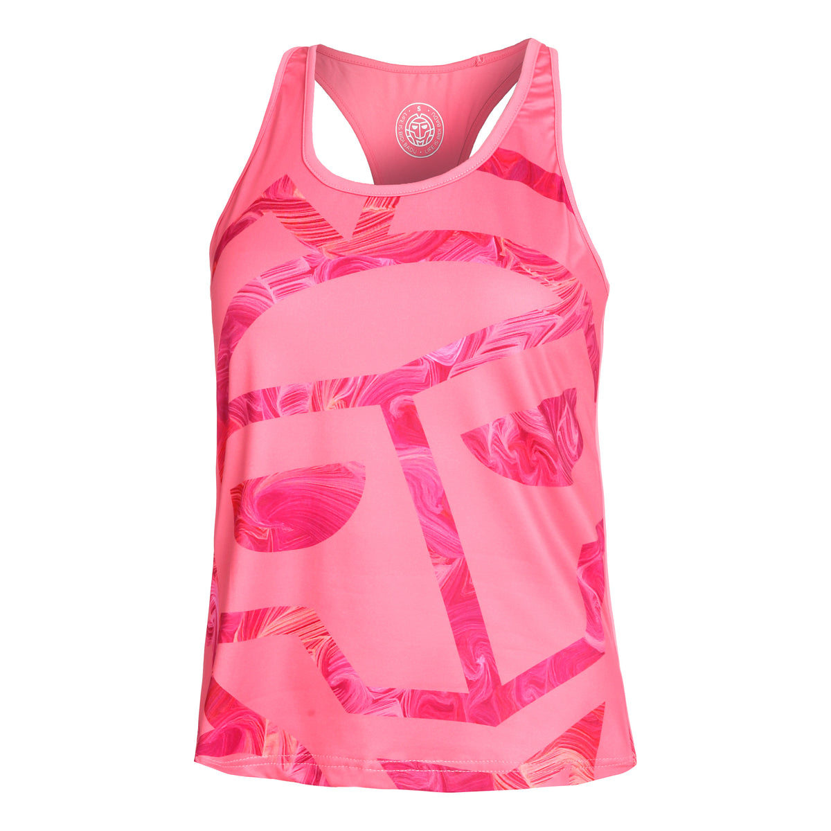 BIDI BADU Alika Lifestyle Tank Canottiera Donna - rosa, multicolore