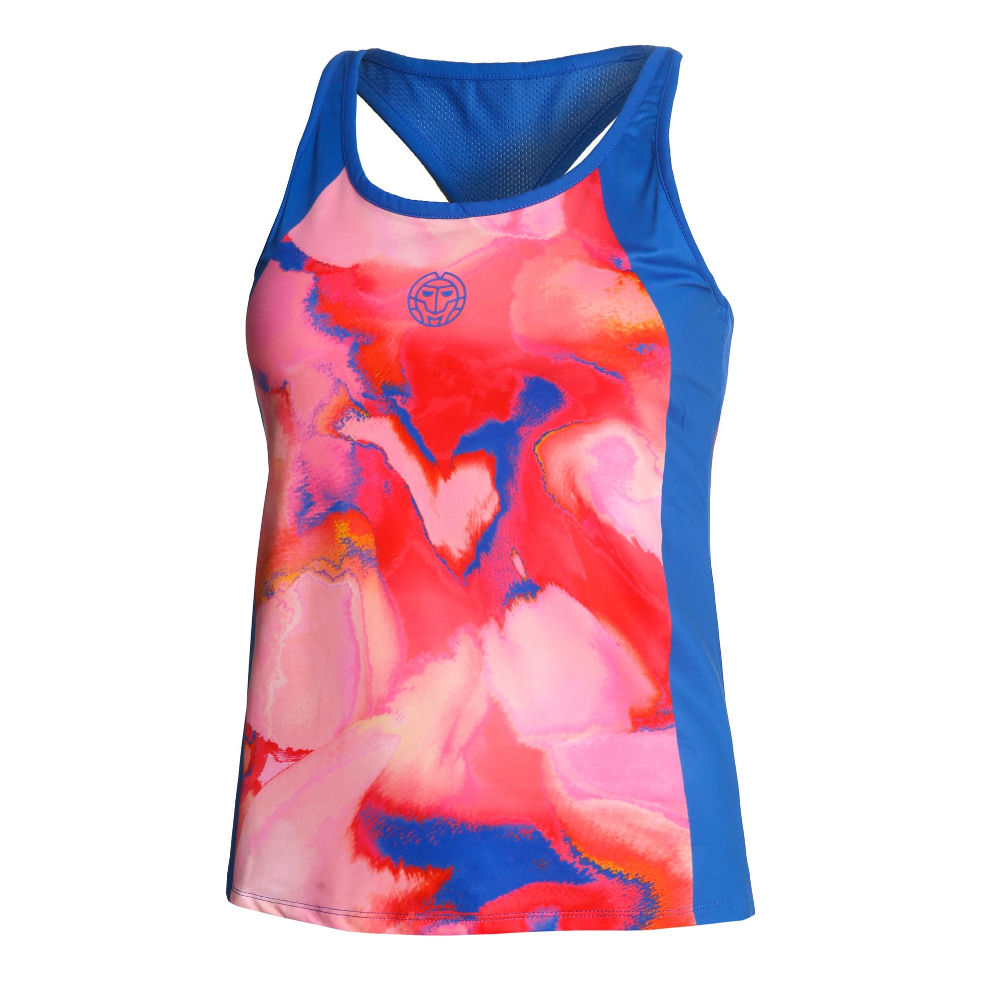 BIDI BADU Jua Tech Canottiera Donna - blu, multicolore