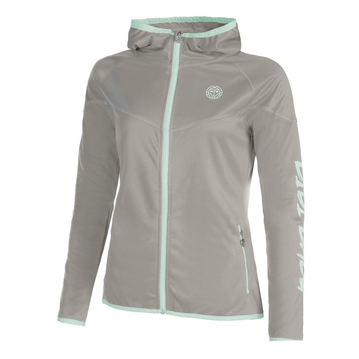 BIDI BADU Inga Tech Trainingsjacke Damen - grau, mint