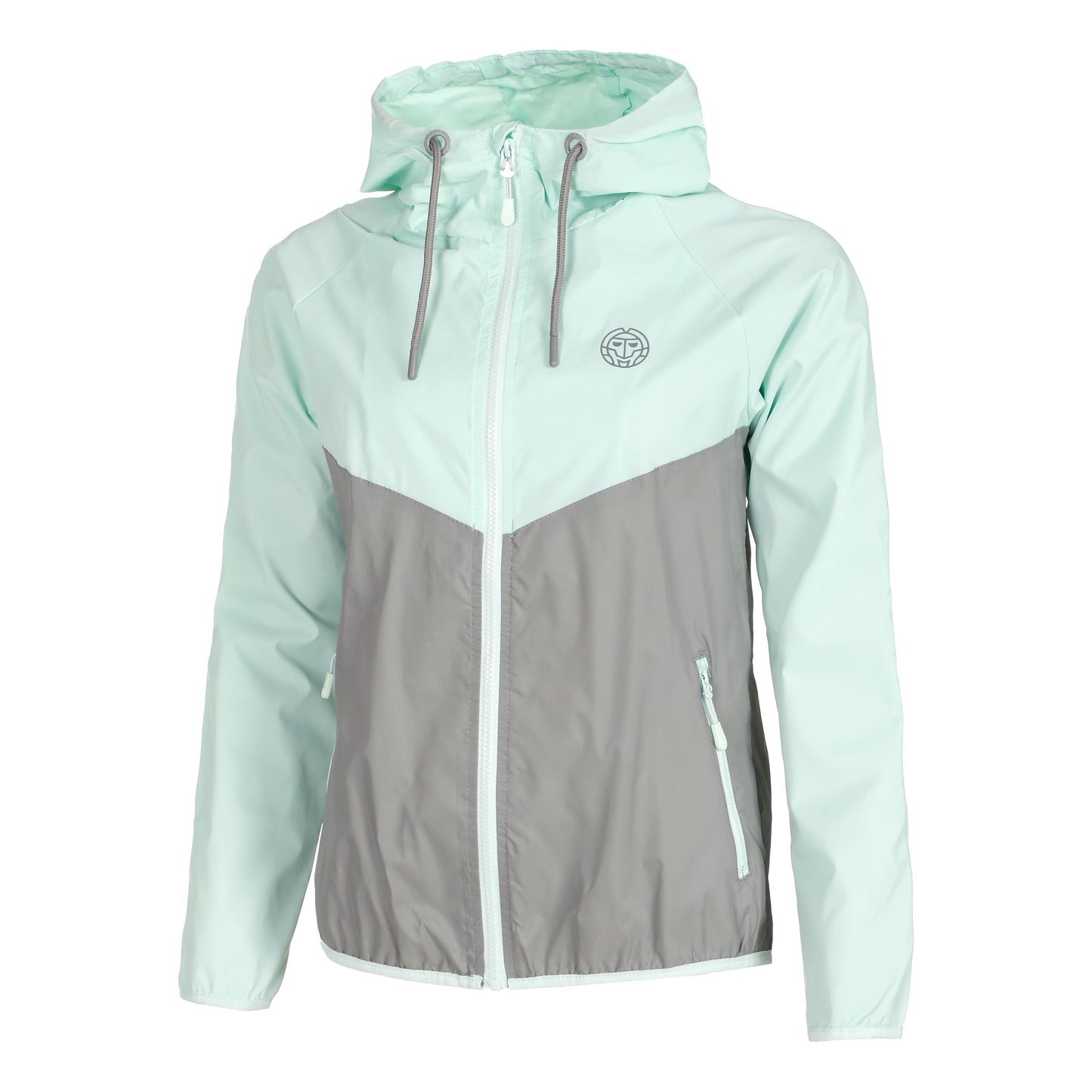 BIDI BADU Zohra Tech Trainingsjacke Damen-Mint,Grau