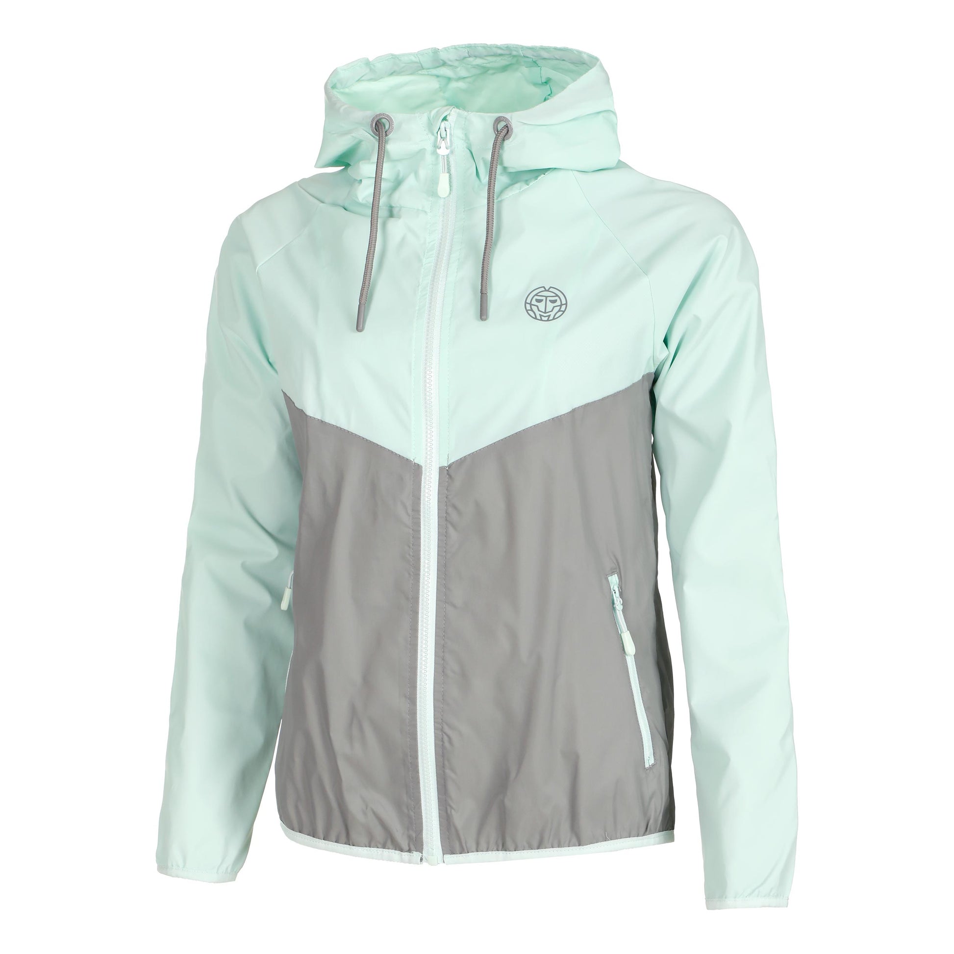 BIDI BADU Zohra Tech Trainingsjacke Damen-Mint,Grau
