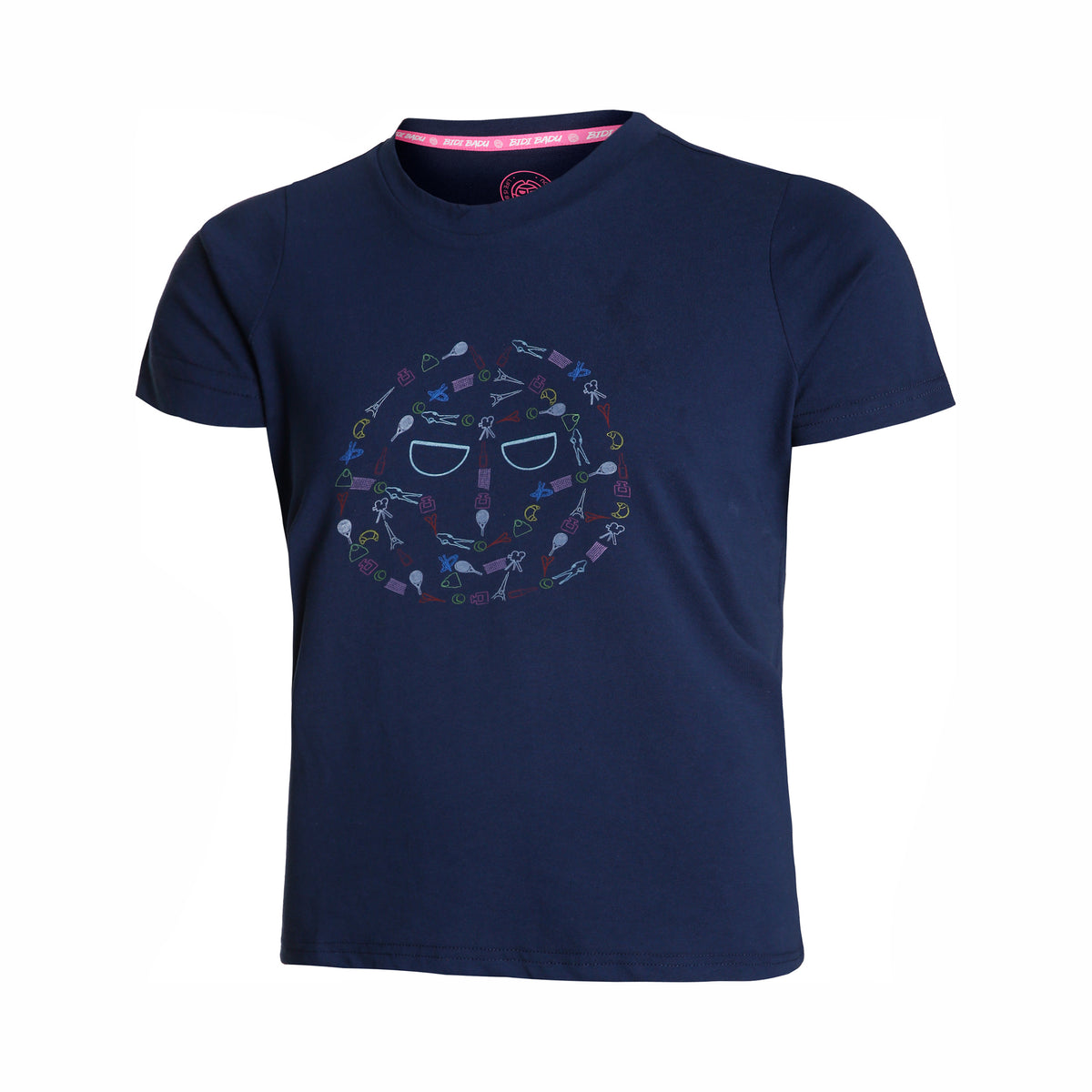 BIDI BADU Lakisha Lifestyle Maglietta Ragazze - blu scuro, multicolore