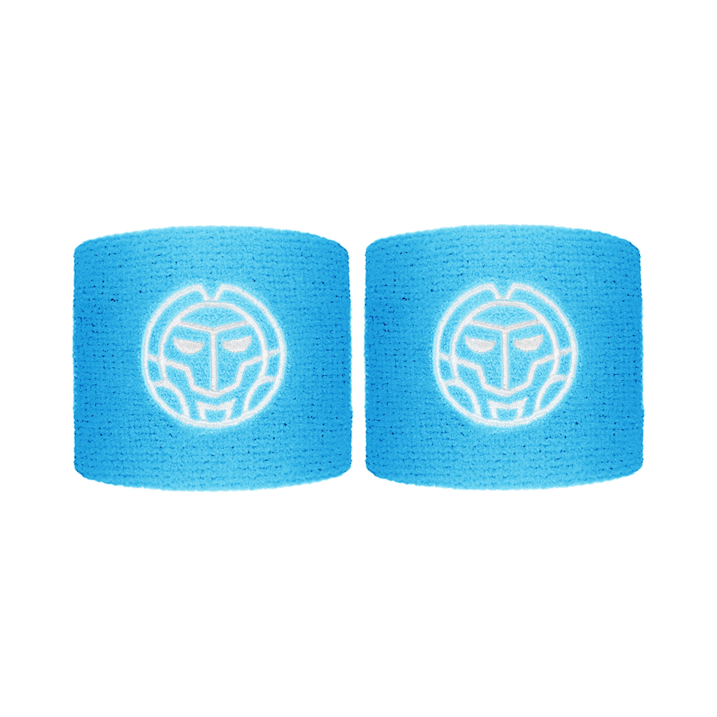 BIDI BADU Lil  Move Polsino anti sudore corto - blu chiaro, bianco