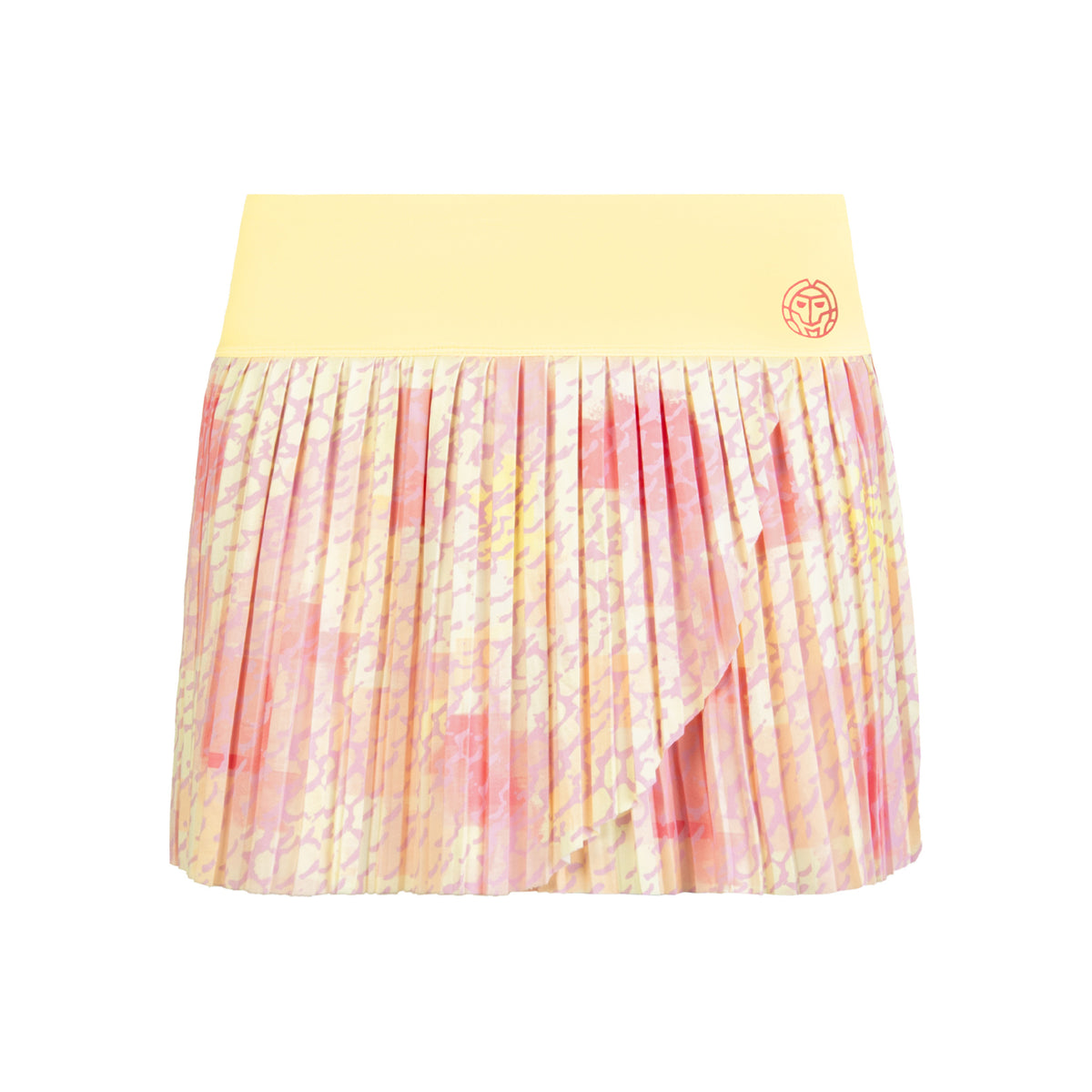 BIDI BADU Lowey Tech Plissee Gonna Donna - giallo, rosa
