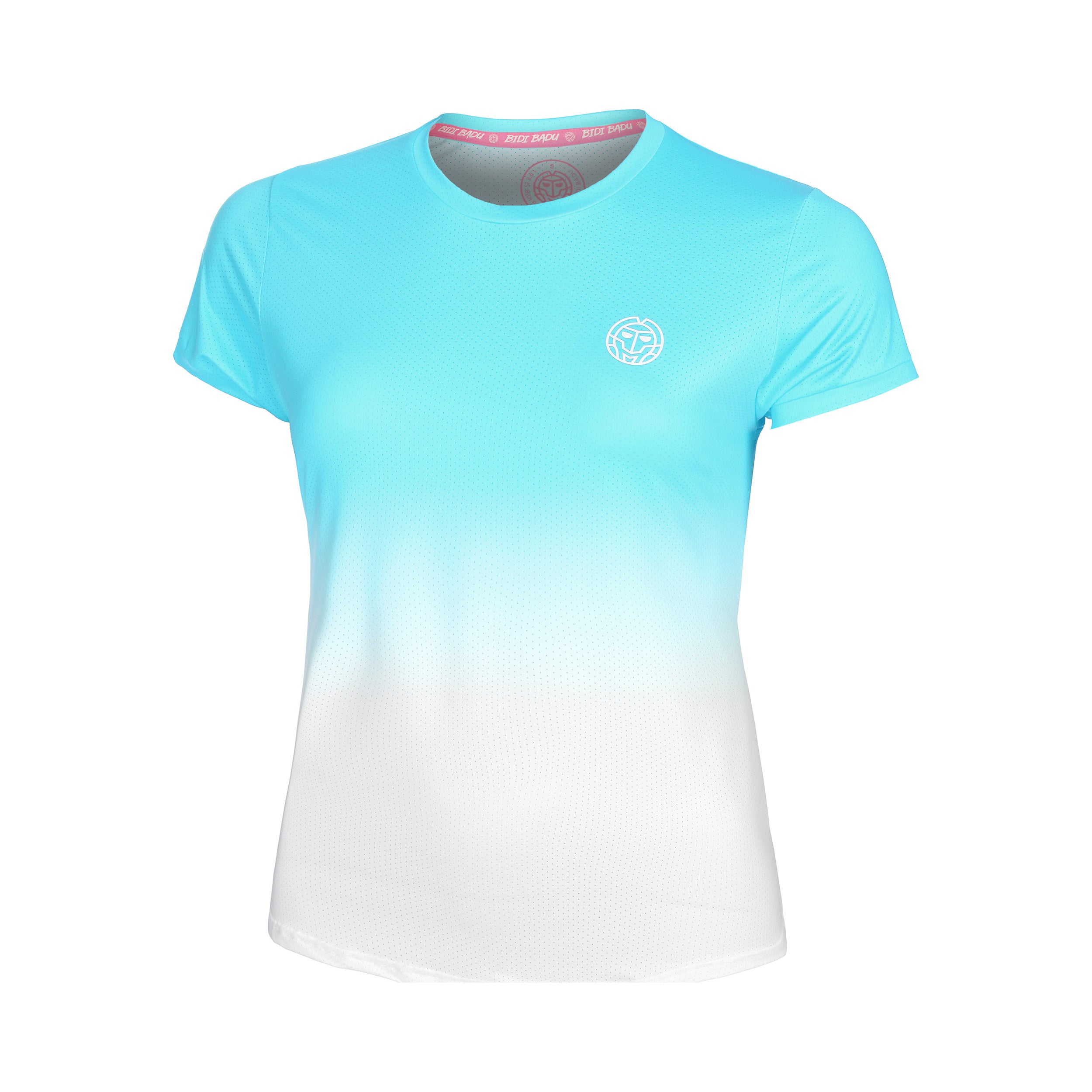 BIDI BADU Crew Gradiant T-Shirt Mädchen-Türkis,Weiß