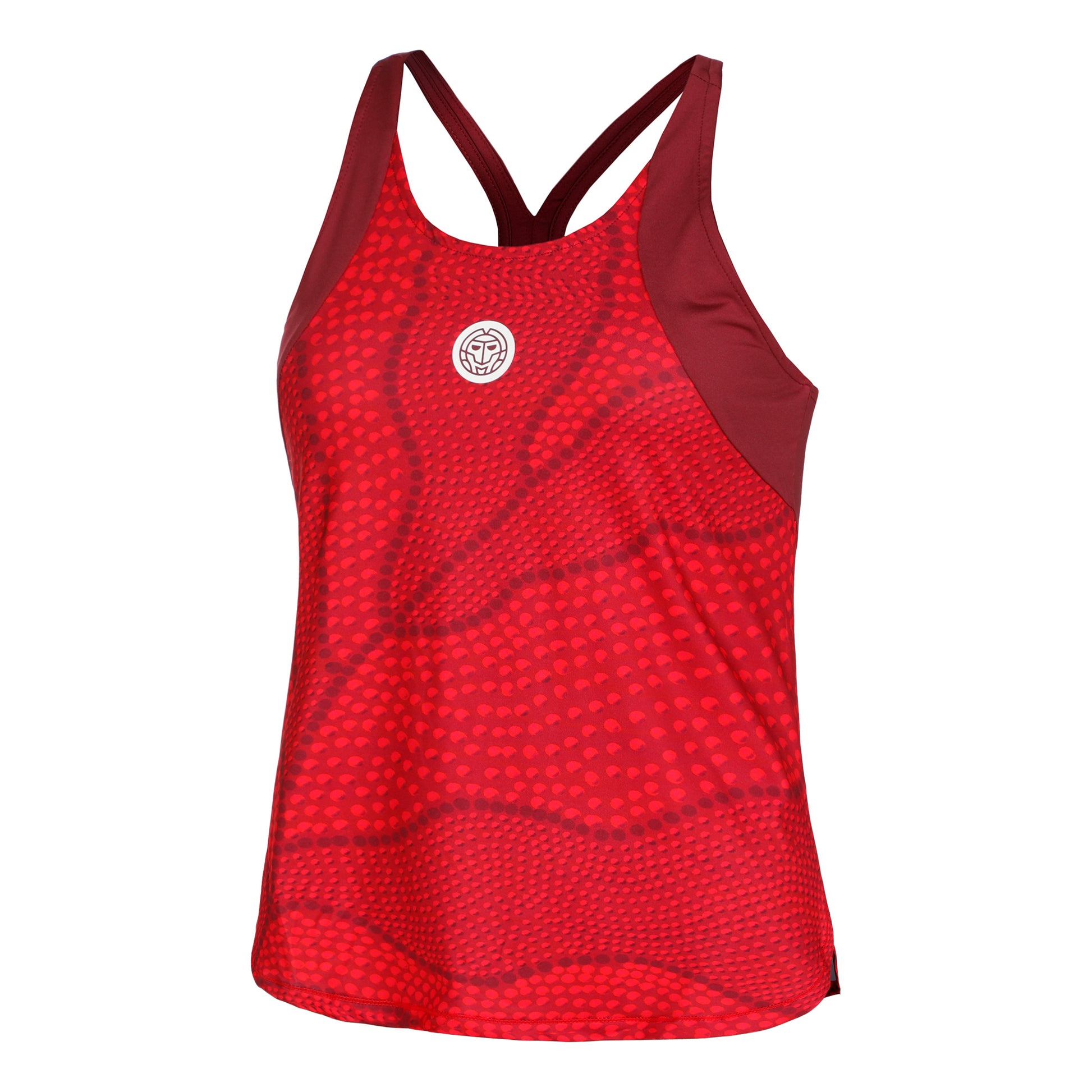 BIDI BADU Grafic Illumination Canottiera Ragazze - rosso scuro,
