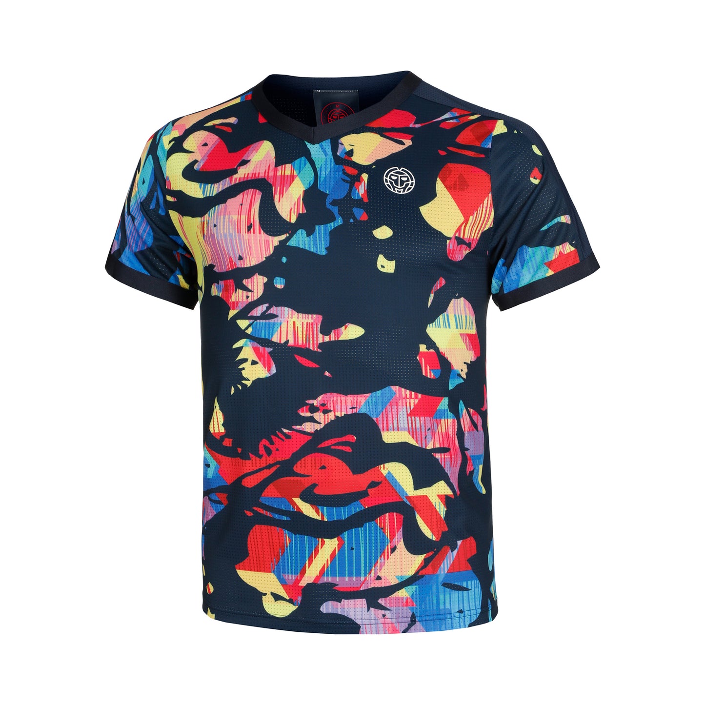 BIDI BADU Wild Arts V-Neck T-shirt Garçons - bleu foncé, multicouleur