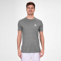 Crew T-Shirt Herren-Grau