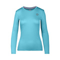 Mina Tech Roundneck Haut manches longues Filles - bleu clair,