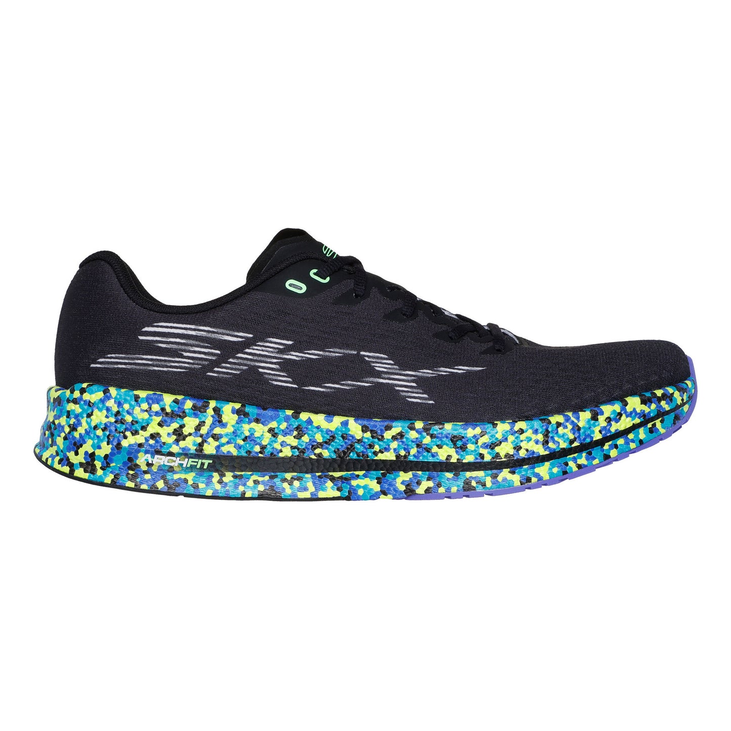 Skechers Go Run Razor 5 Chaussure De Running Sans Stabilisateurs Hommes-Noir,Multicouleur