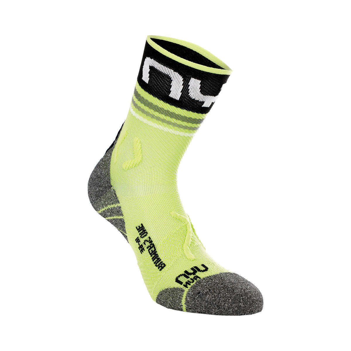 UYN Runner's One Calze Da Corsa Uomini-Verde,Nero