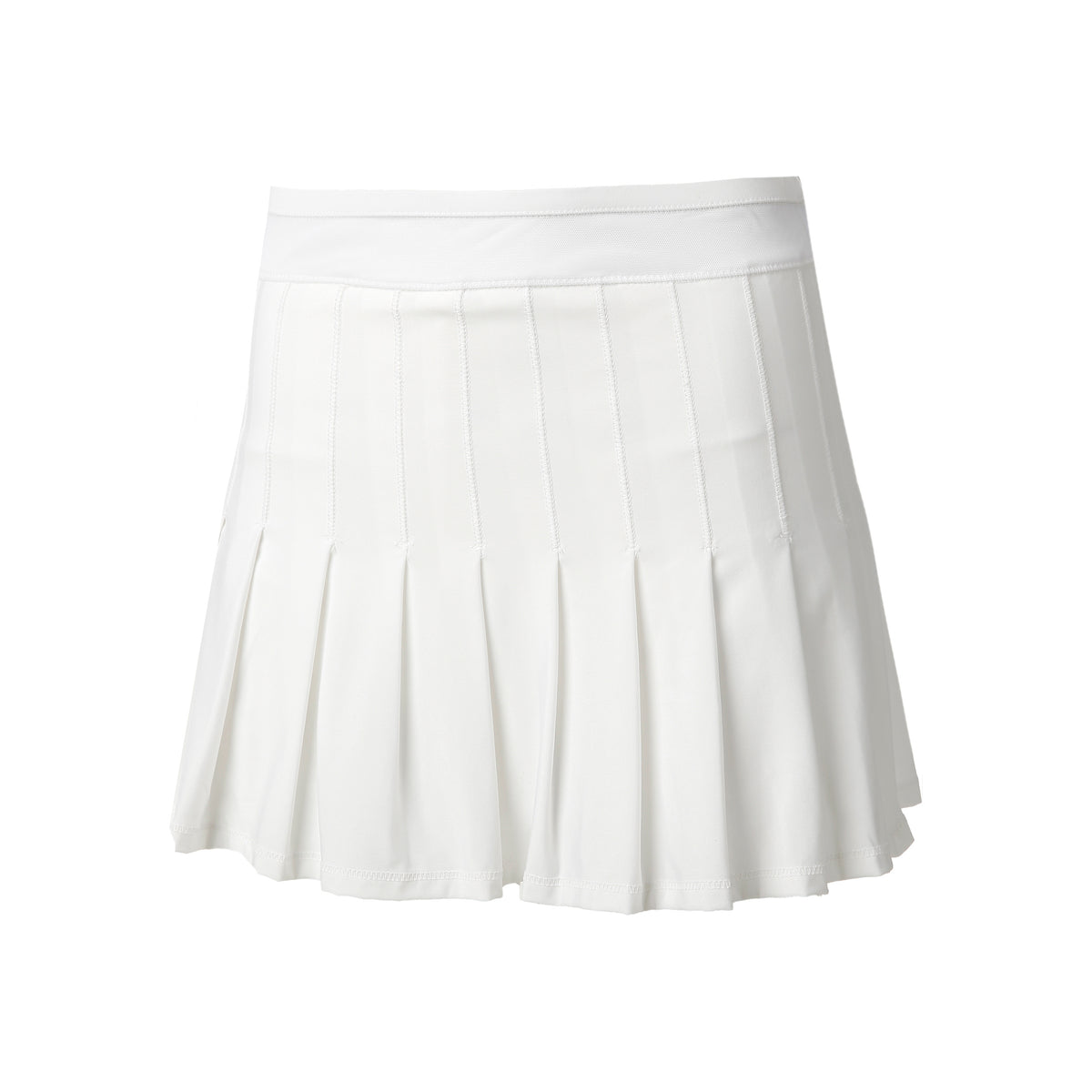 Lucky in Love Long Retro Pleated Rock Damen - weiß,