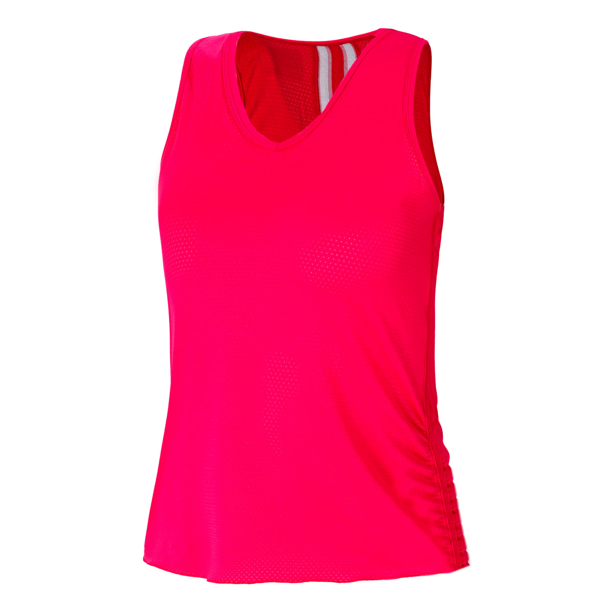 Lucky in Love Pindot V-Neck Débardeur tank top Femmes - pink, blanc