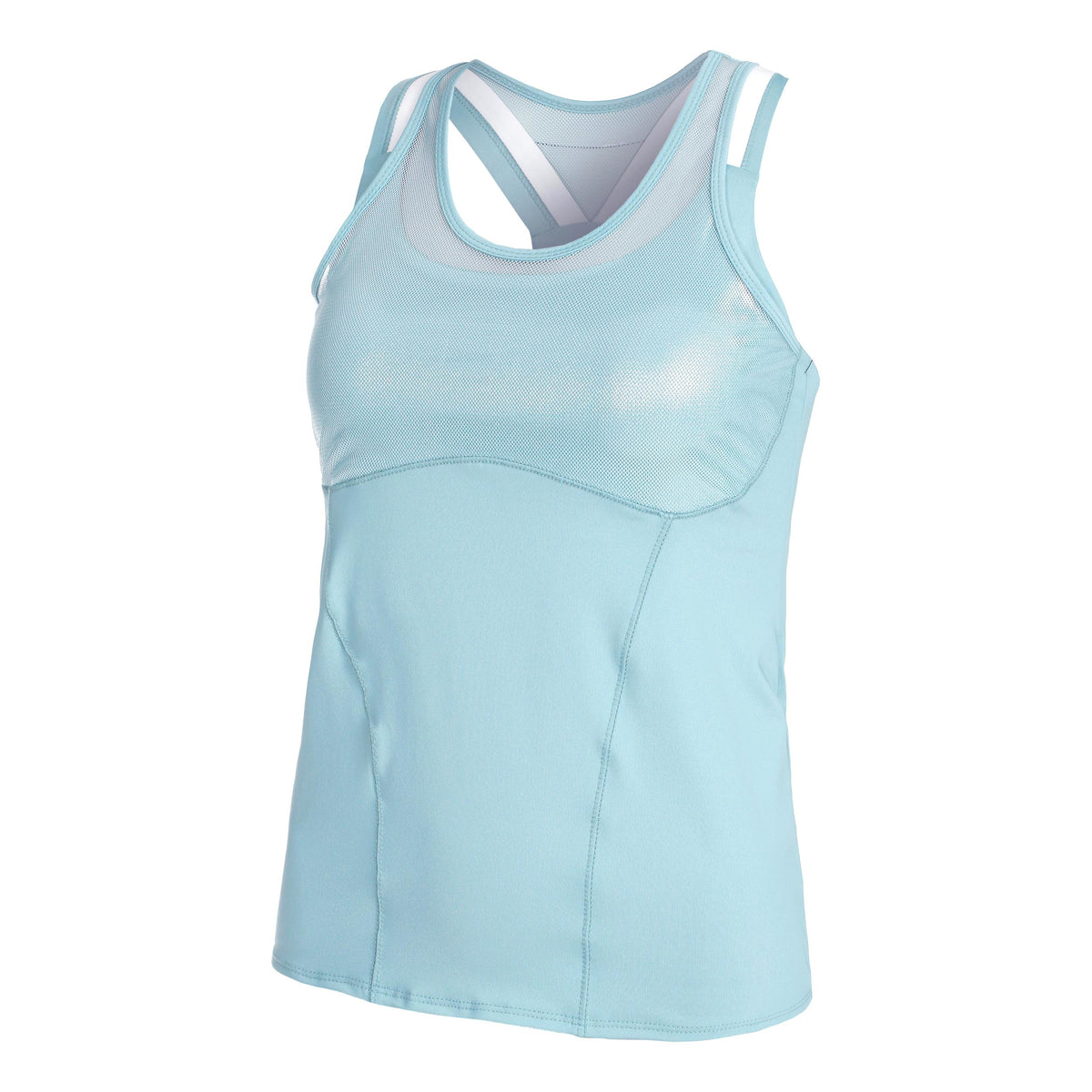 Lucky in Love Feelin Mesh with Bra Débardeur tank top Femmes - turquoise, multicouleur