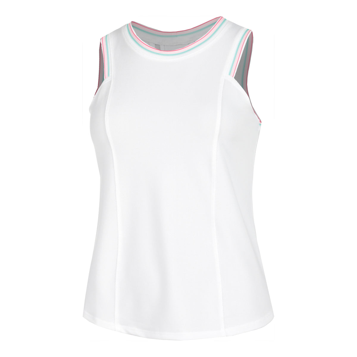 Lucky in Love Retro Deco Débardeur tank top Femmes - blanc,