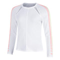 Sunset Spin Longsleeve Damen-Weiß,Orange