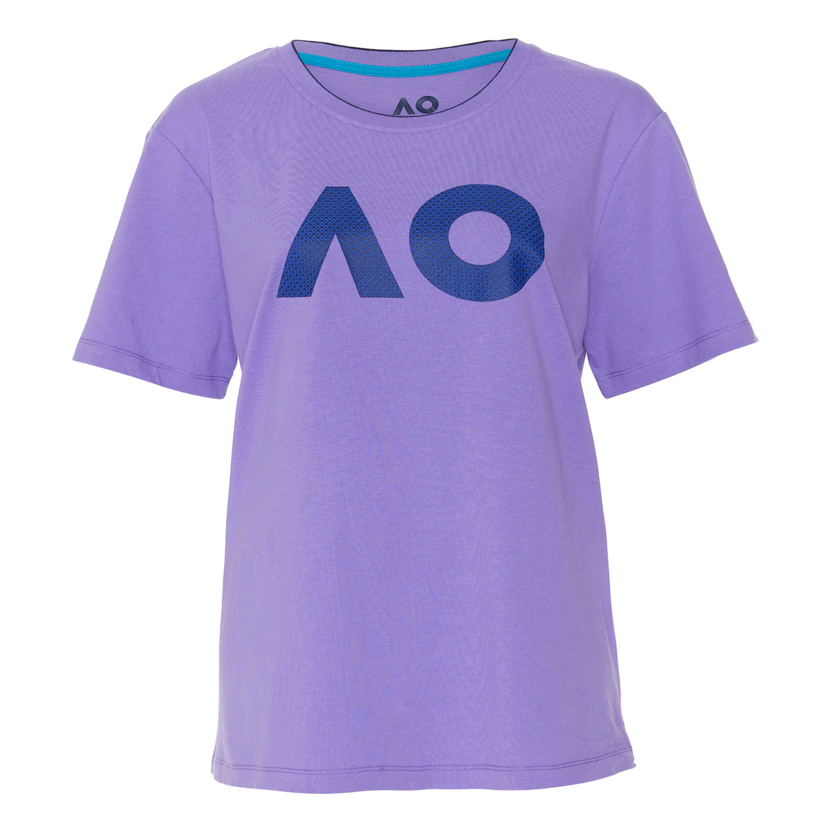 Australian Open AO Stack Print Core Logo Maglietta Donna - viola,