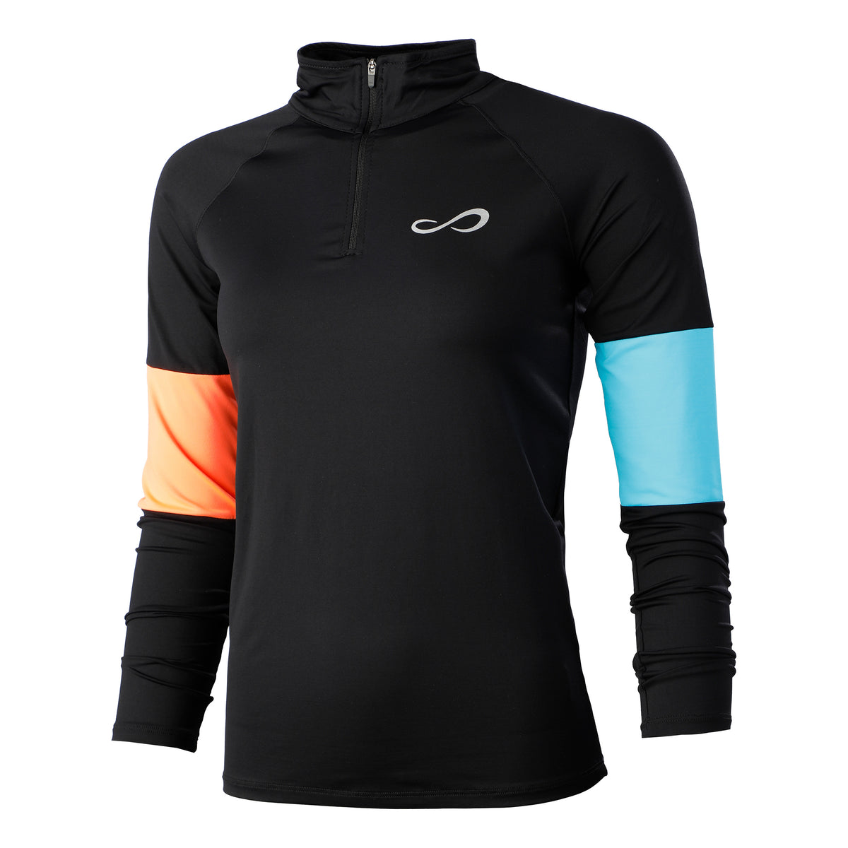Endless Kirsch Zip Haut manches longues Femmes - noir,