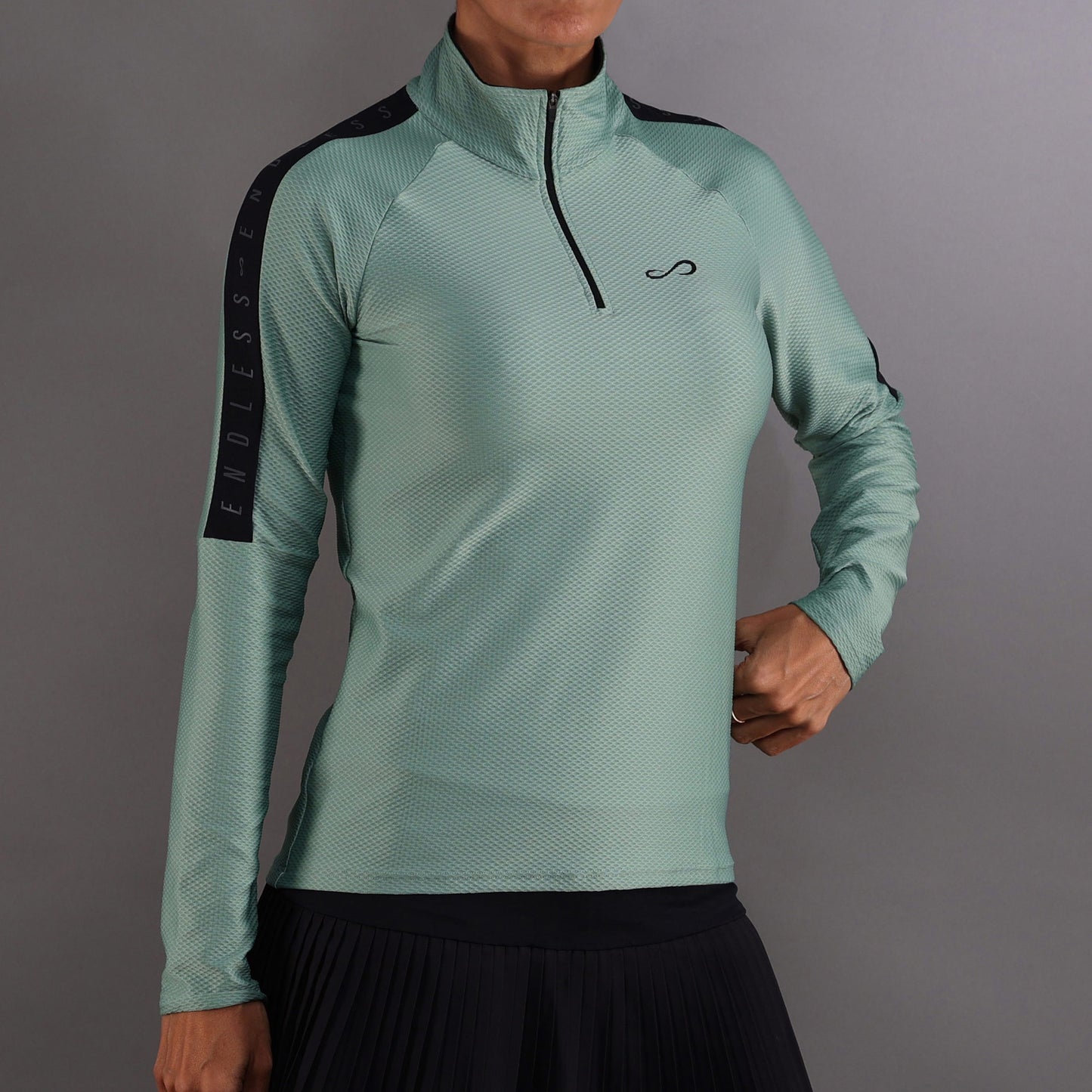 Endless Kirsch Iconic Ii Haut Manches Longues Femmes-Vert,Bleu Foncé