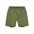 Dallas 2in1 Shorts Hommes - vert olive,