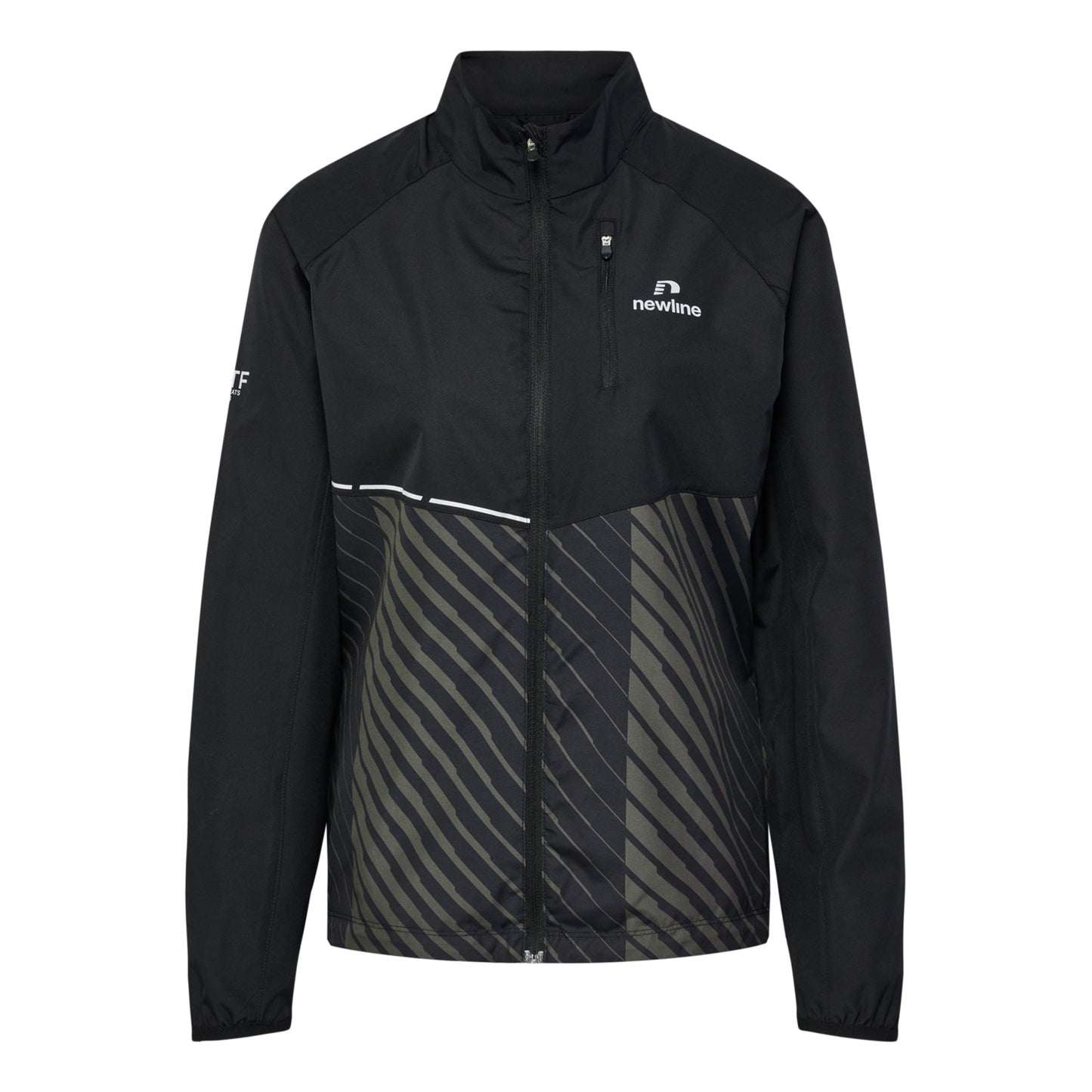 Newline Pace Laufjacke Damen - schwarz, beige