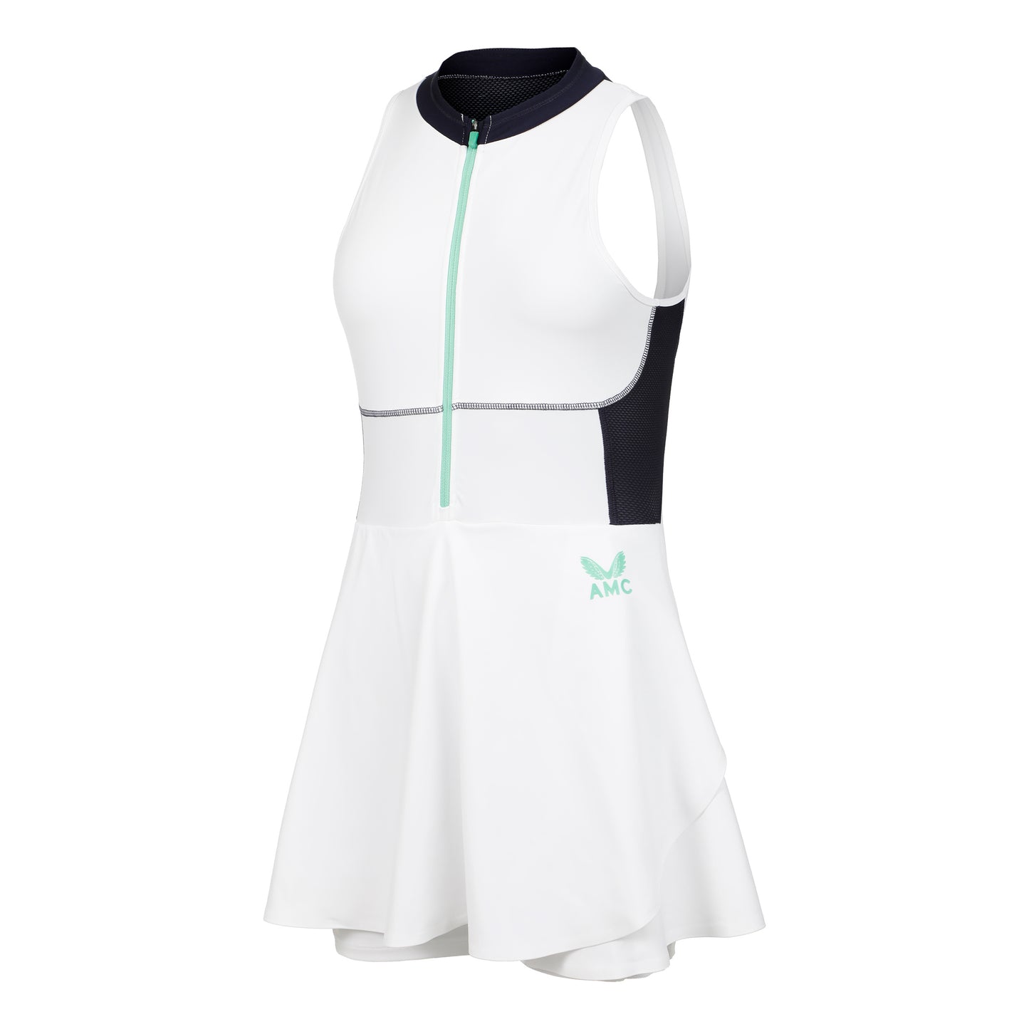 Castore AMC Abito Donna - bianco, blu scuro