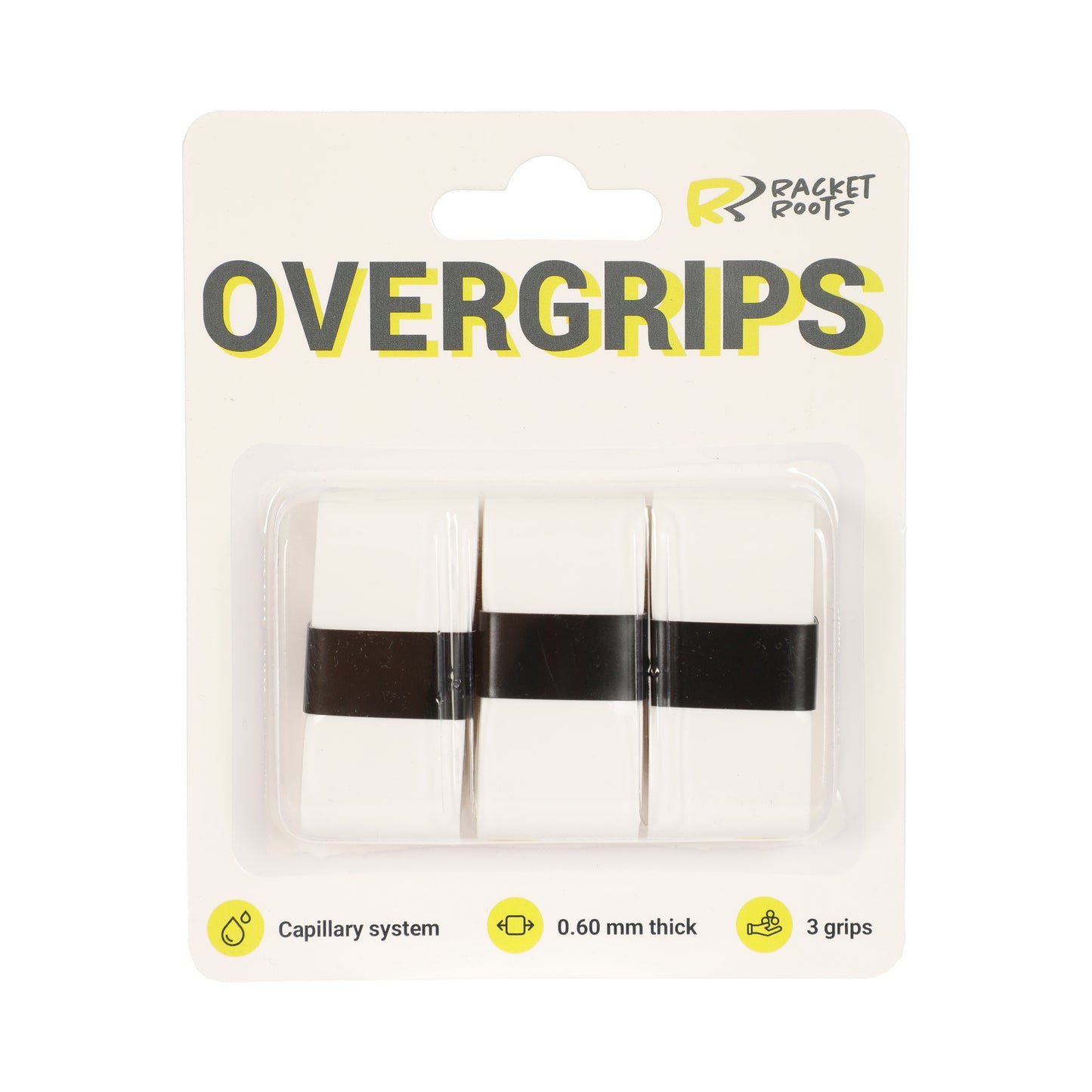 Racket Roots RR Grip Pack De 3-Blanc