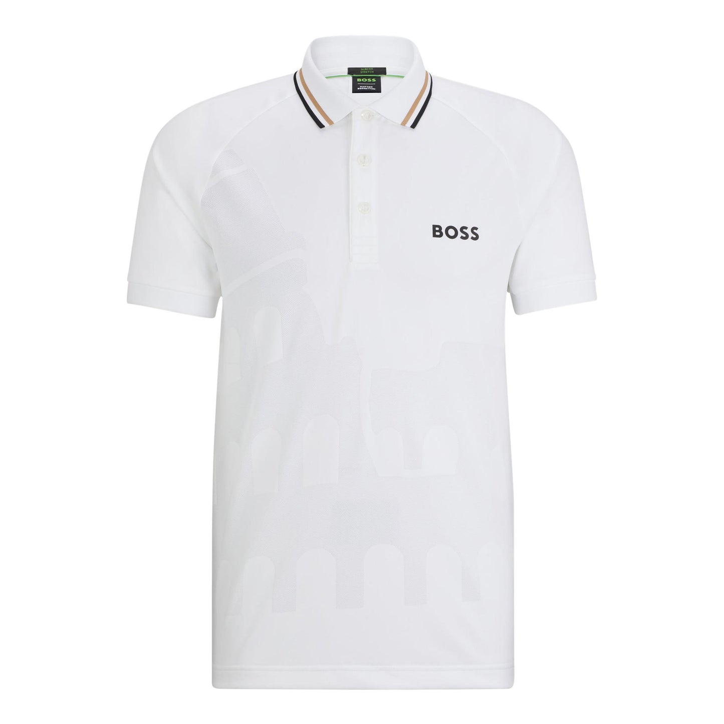 BOSS Patteo MB 14 Polo Uomini-Bianco