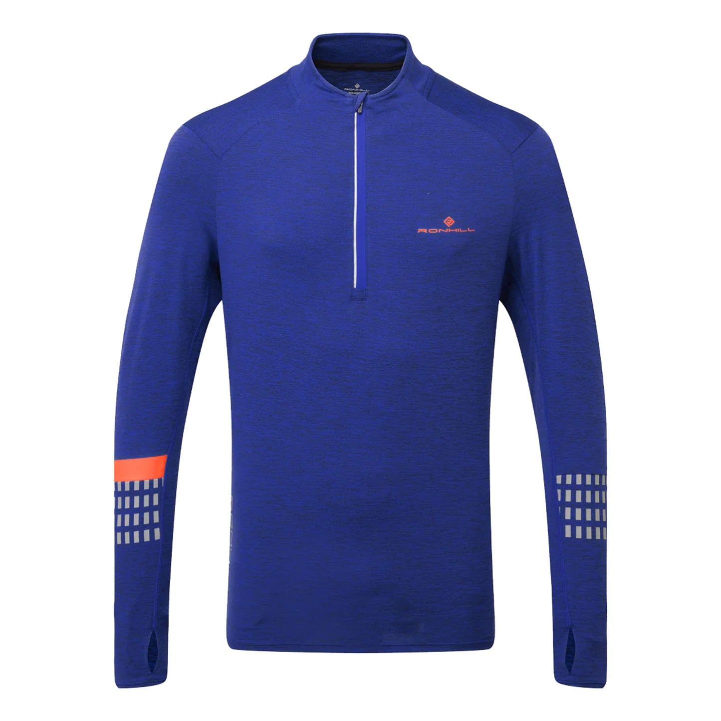 Ronhill Tech Afterhours 1/2 Zip Camicia da corsa Uomini - blu,