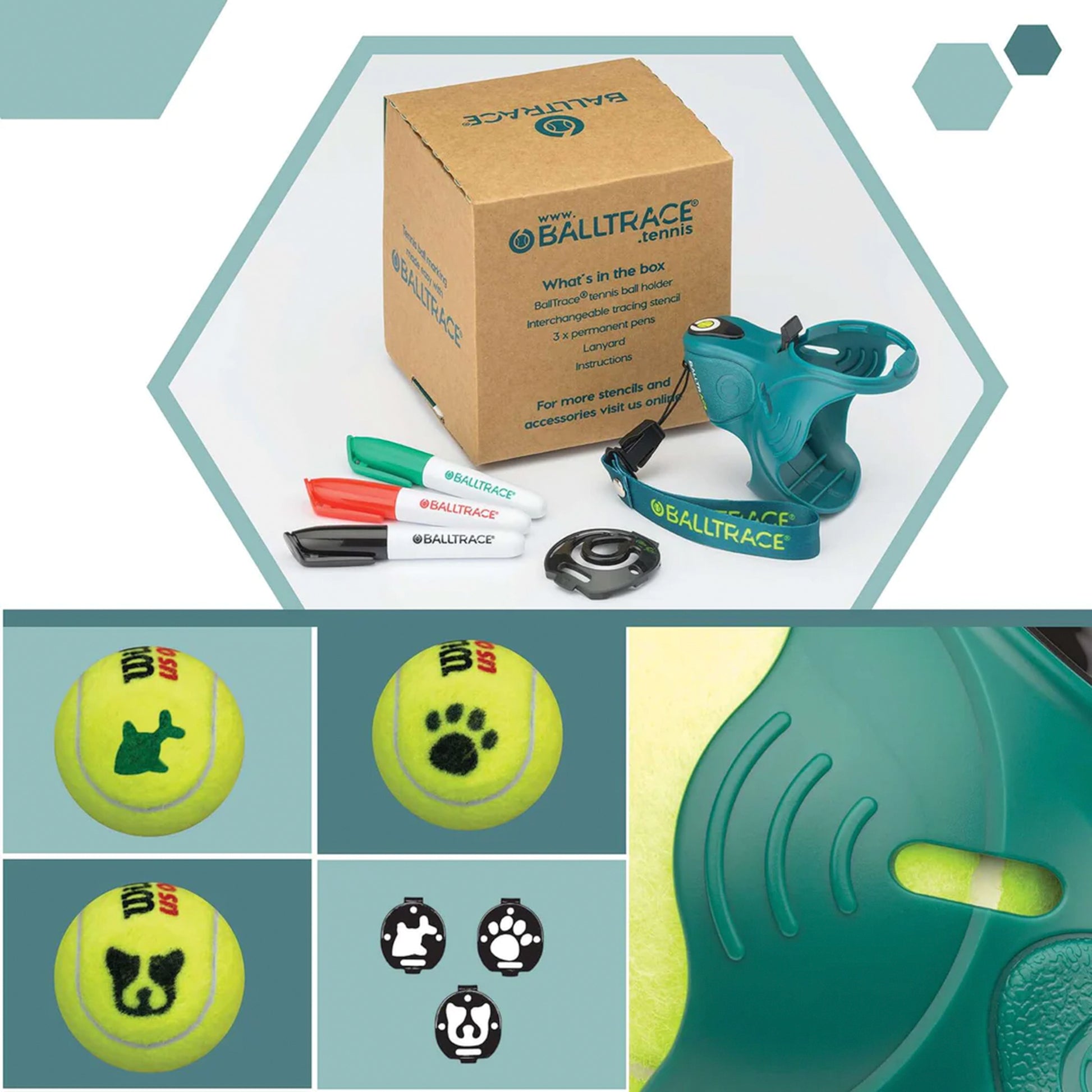 BallTrace Animal Nature Marqueur de balle