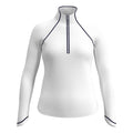 Solid Sun Protection Trainingsjacke Damen-Weiß