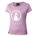 Baseline Logo Glitter T-shirt Femmes - pink,