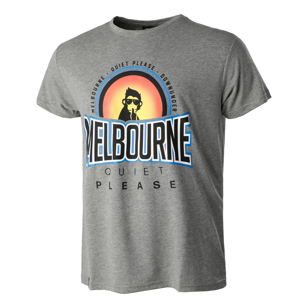 Quiet Please Melbourne Sunrise T-Shirt Herren - grau, mehrfarbig