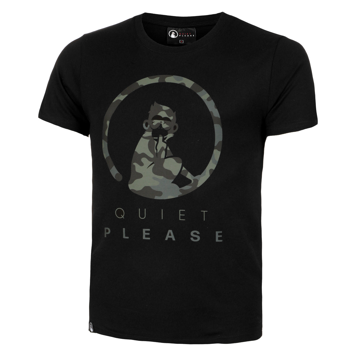 Quiet Please Camou Advantage Logo T-shirt Hommes - noir,