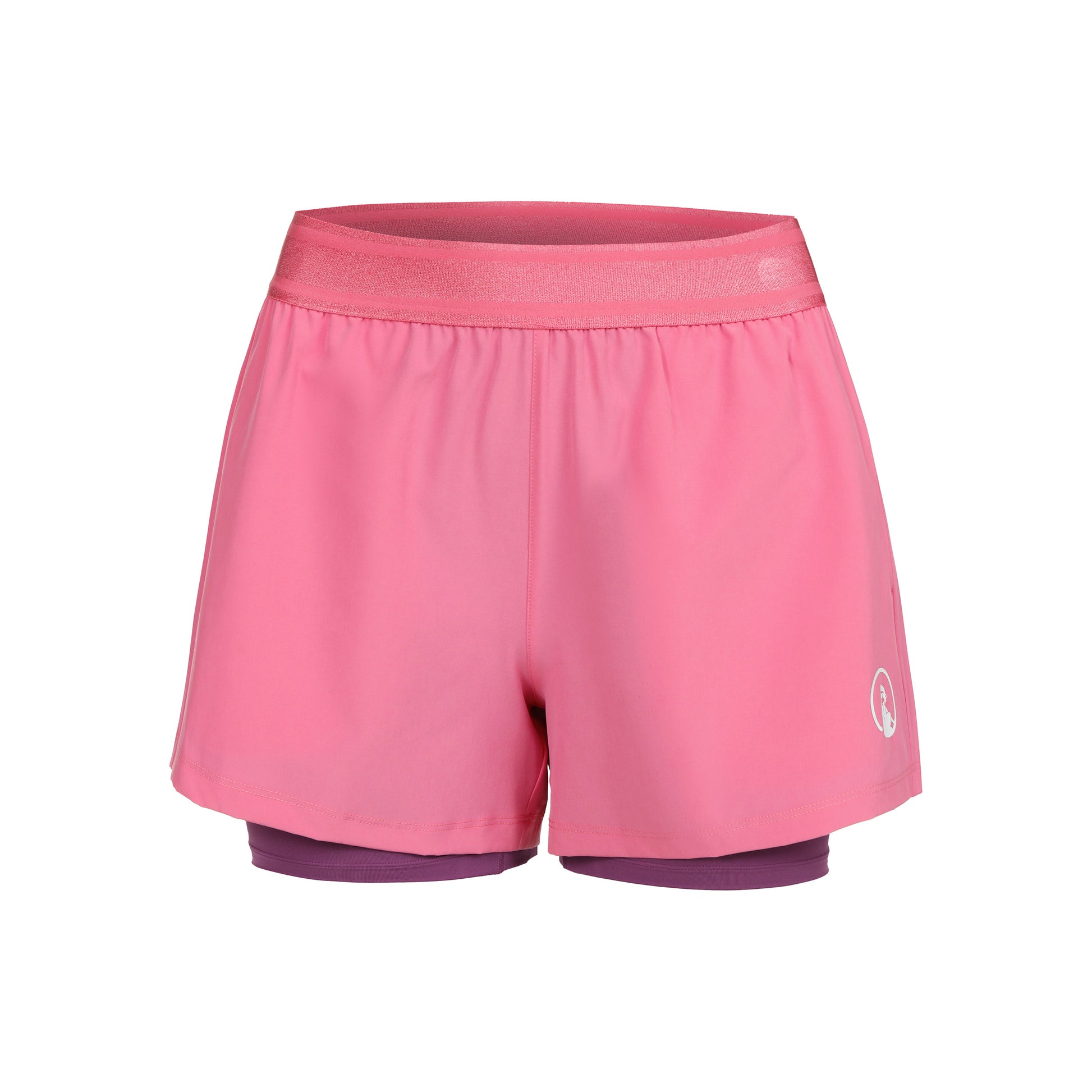 Quiet Please Point 2in1 Shorts Femmes - pink, berry