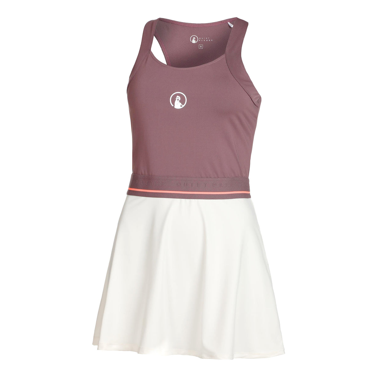 Quiet Please Volley Robe Femmes - violet, blanc