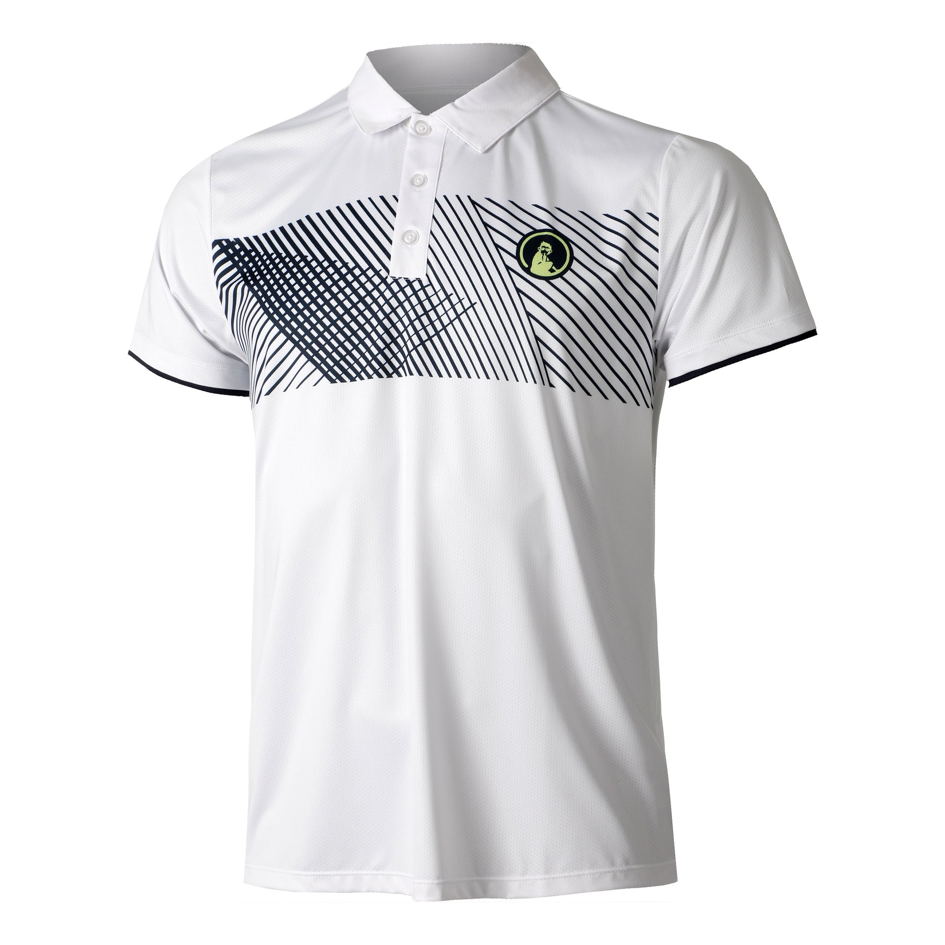 Quiet Please Perspectives Tournament Polo Hommes-Blanc