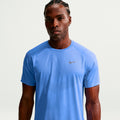 Stride Camicia da corsa Uomini - blu, argento