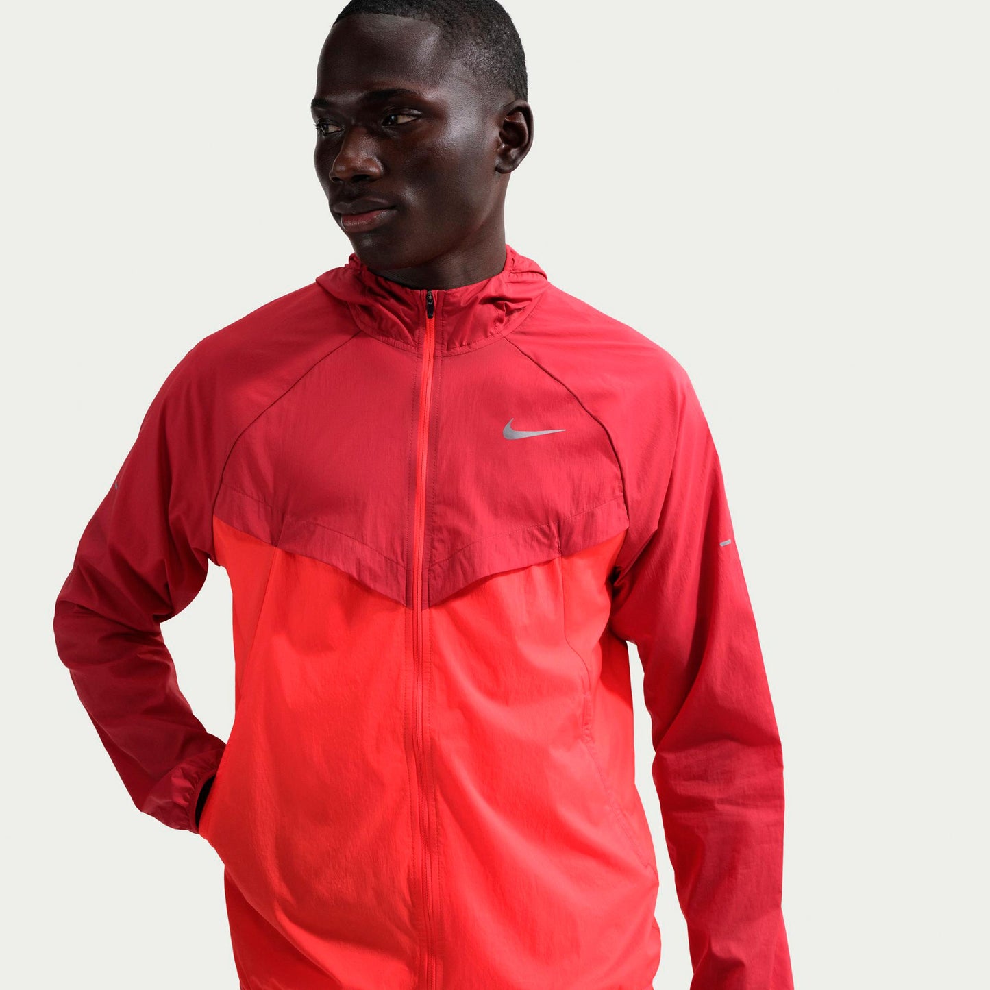 Nike Stride Giacca da corsa Uomini - rosso, rosso chiaro