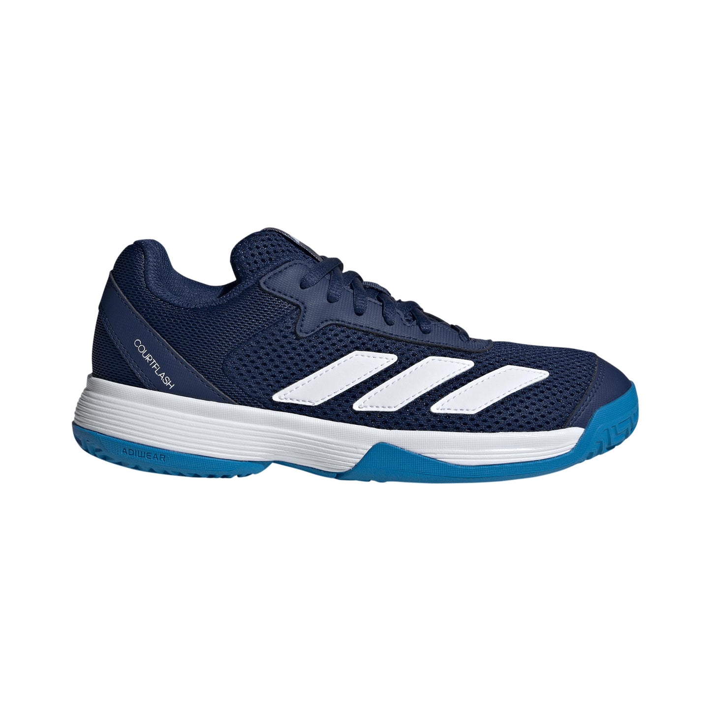 adidas Courtflash Allcourtschuh Kinder - dunkelblau, türkis
