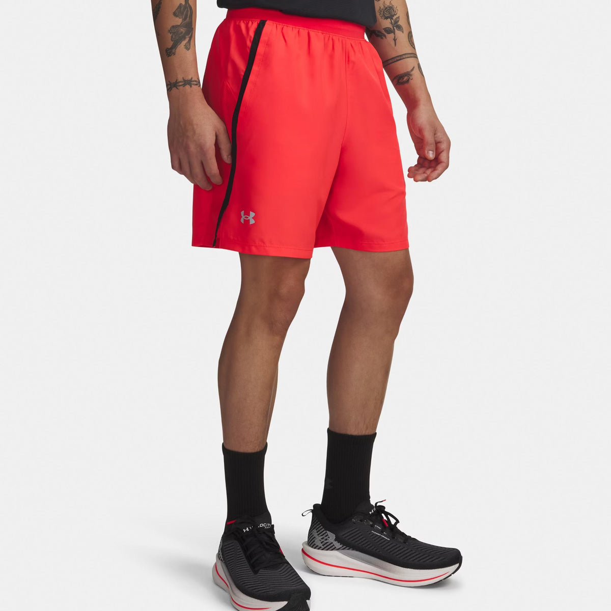 Under Armour Launch 7in  Short de running Hommes - rouge, noir
