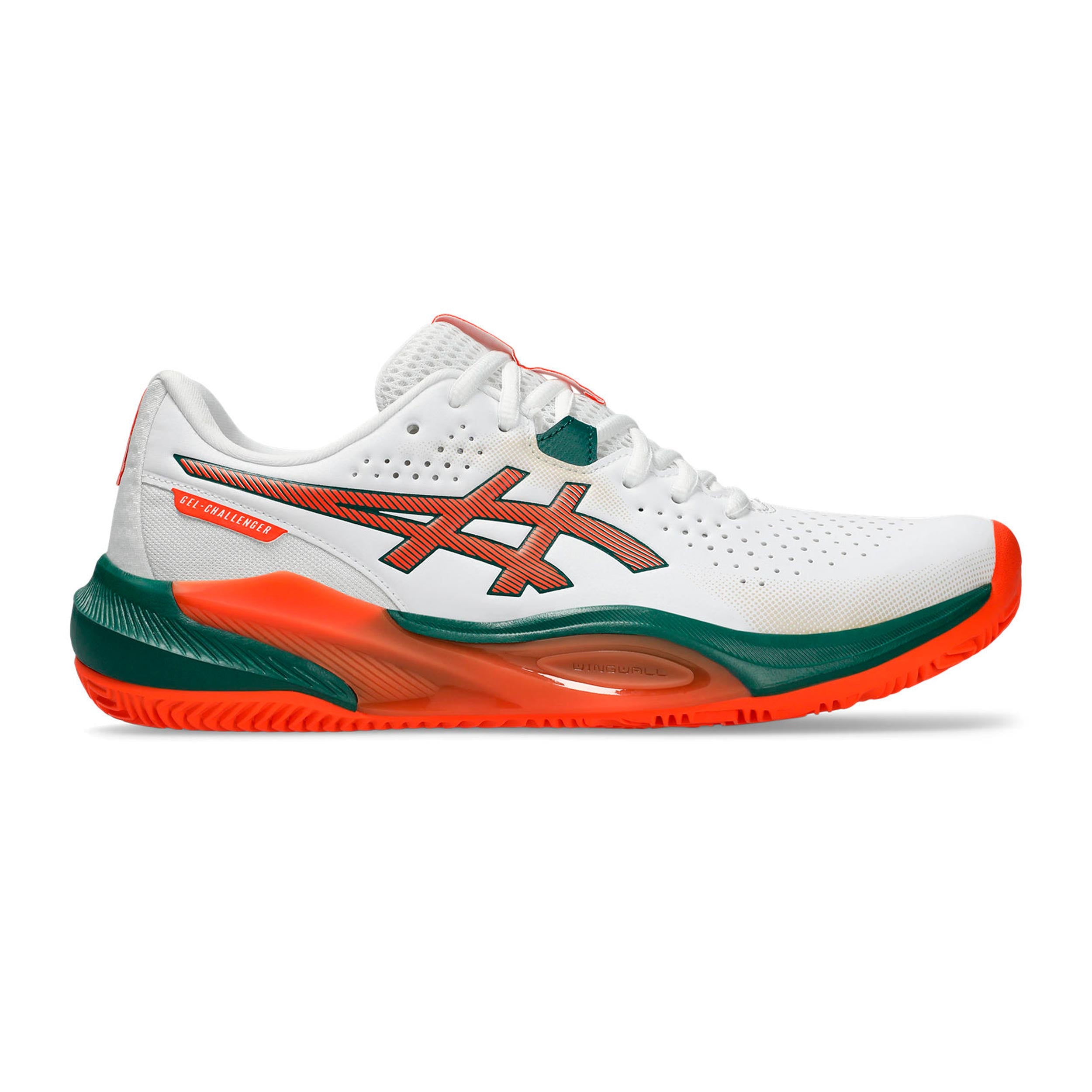 ASICS Gel-Challenger 15 Scarpa da padel Uomini - bianco, verde scuro