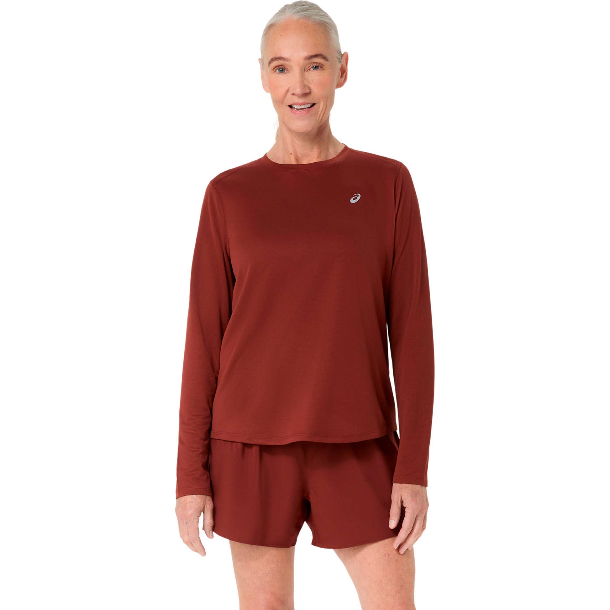 ASICS Core  Camicia da corsa Donna - rosso scuro