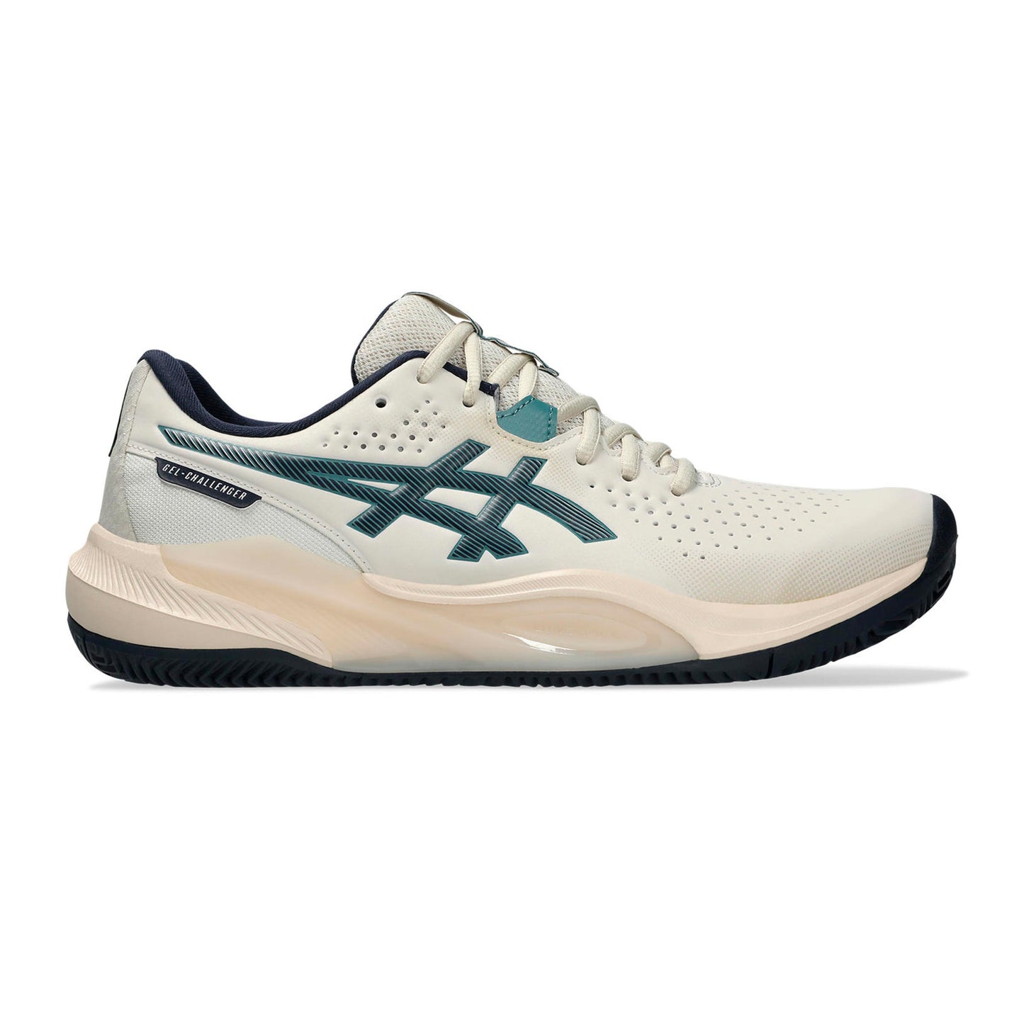 ASICS Gel-Challenger 15 Scarpa per terra rossa Uomini - beige, blu scuro