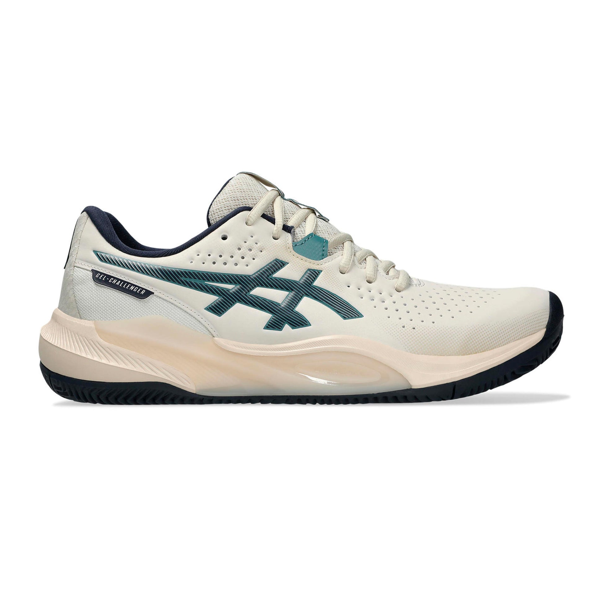 ASICS Gel-Challenger 15 Scarpa per terra rossa Uomini - beige, blu scuro
