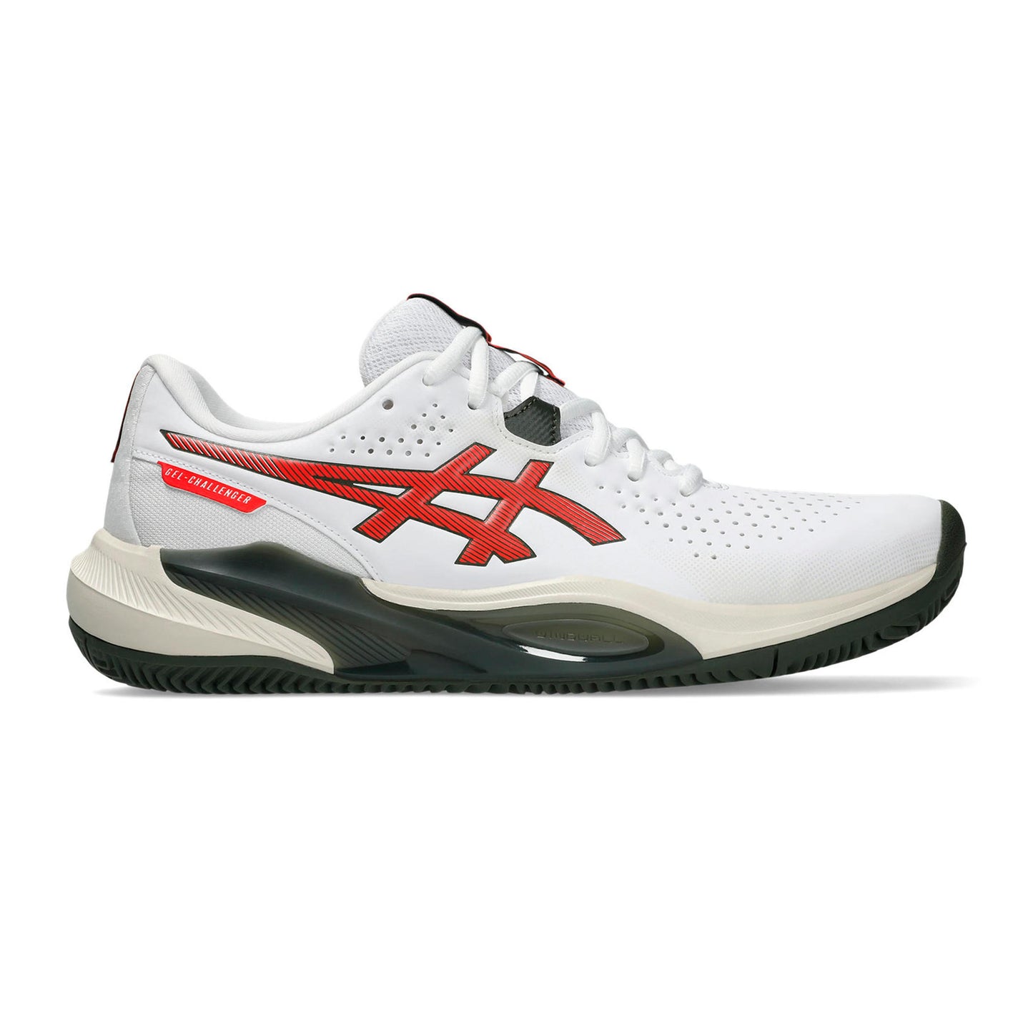 ASICS Gel-Challenger 15 Chaussure terre battue Hommes - blanc, rouge
