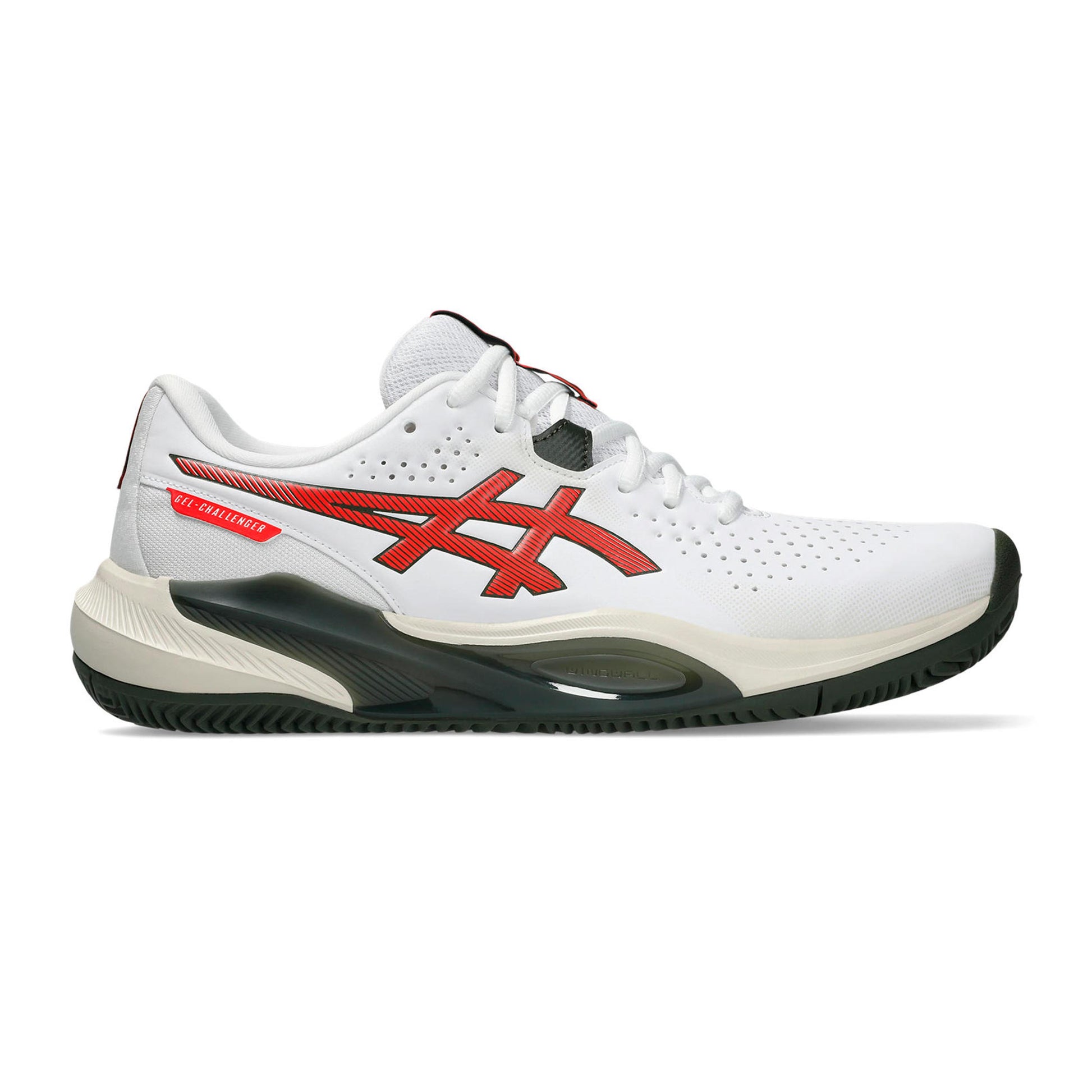 ASICS Gel-Challenger 15 Chaussure terre battue Hommes - blanc, rouge