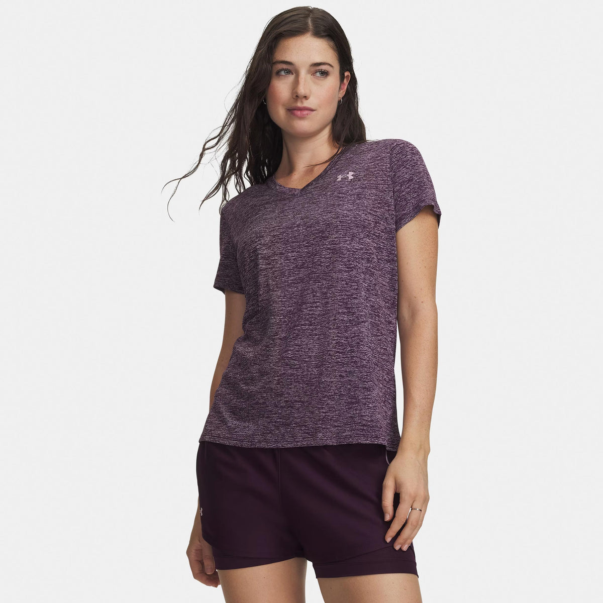Under Armour Tech Twist T-Shirt Damen - lila, altrosa