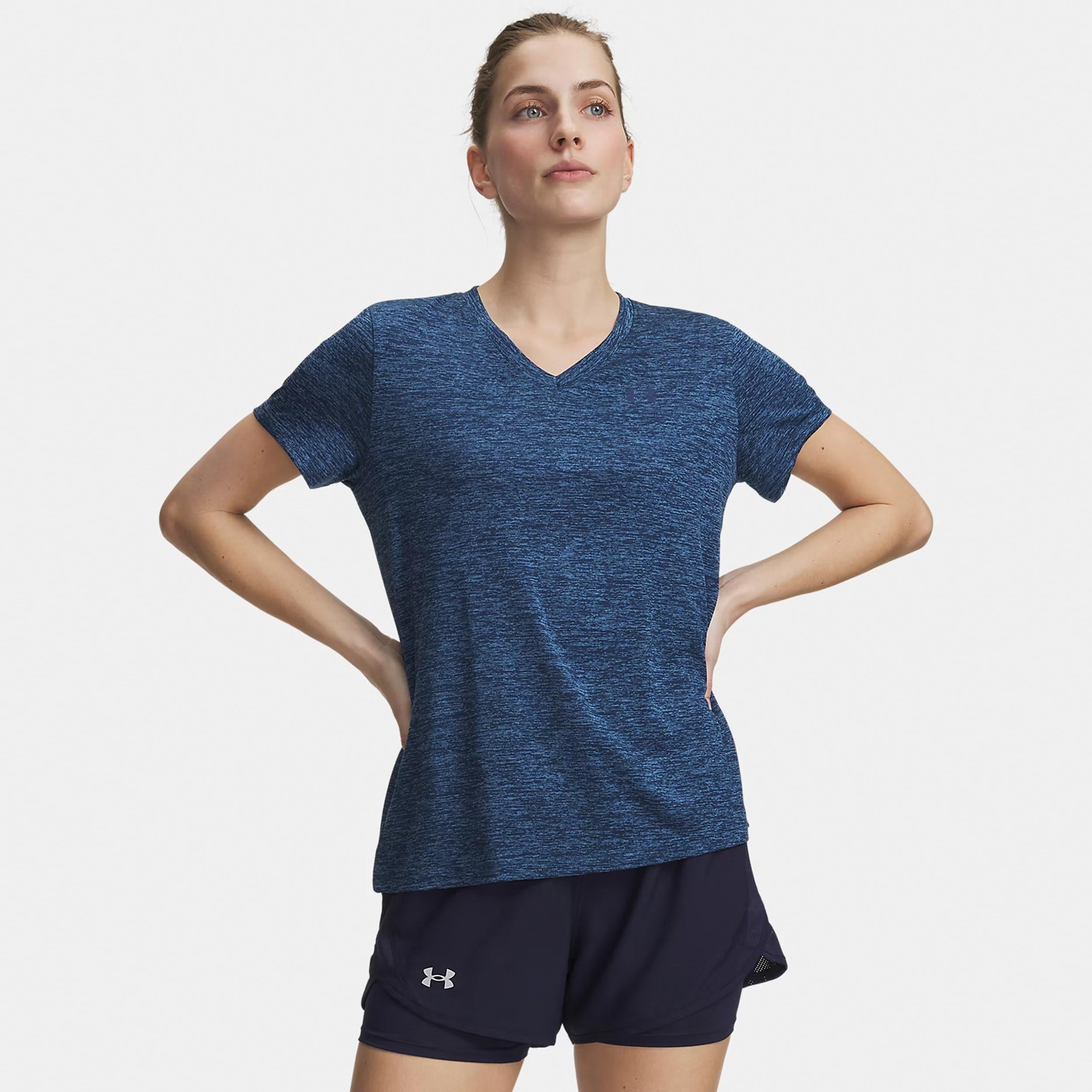 Under Armour Tech Twist Maglietta Donna - blu, blu notte